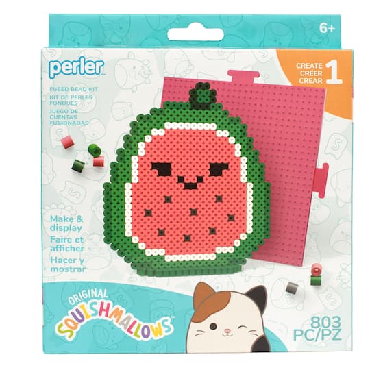 Perler™ Squishmallows™ Wanda Fused Bead Kit